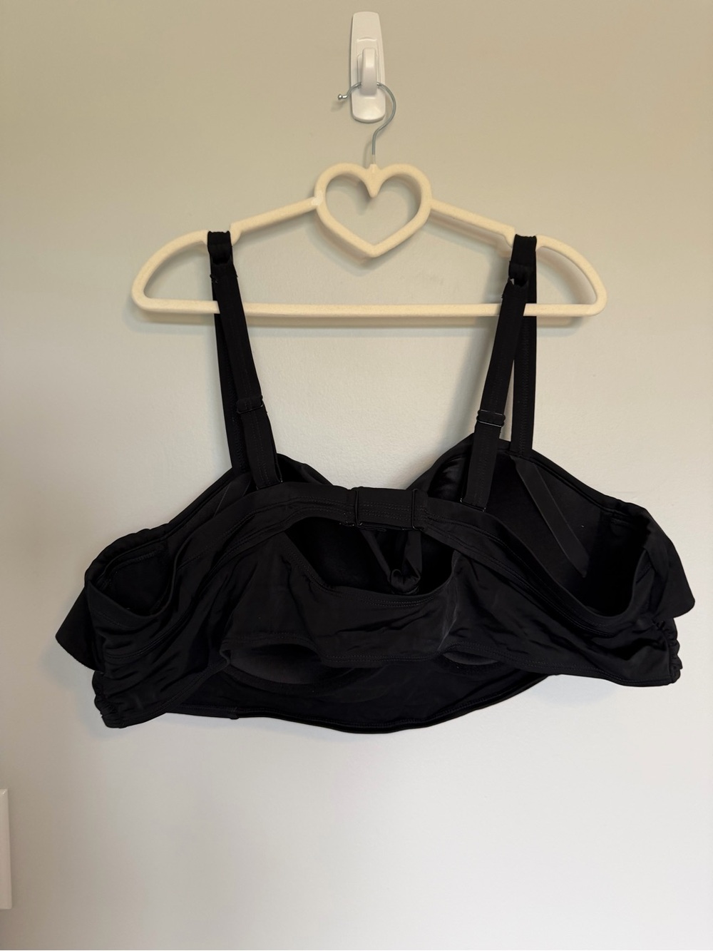 Torrid Black Ruffle Bikini Top - Picture 2 of 3